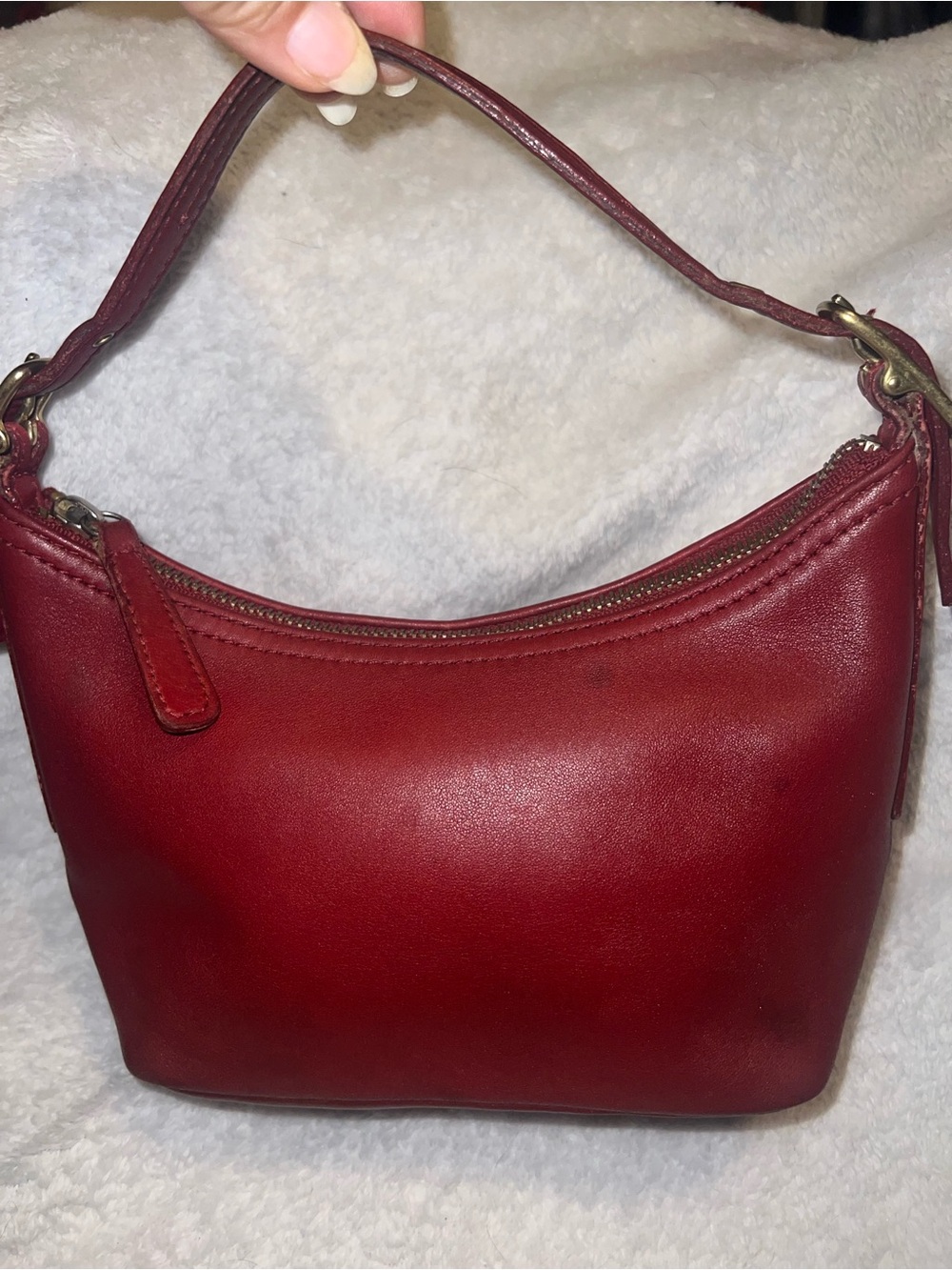 Vintage Y2K Coach mini red legacy No 9844 - Picture 2 of 13